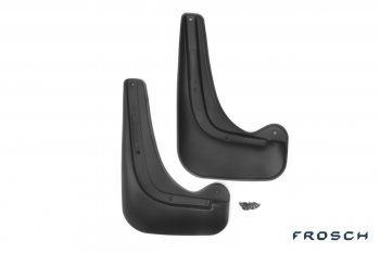 2 379 р. Брызговики задние (4D) Frosch  Peugeot 408 (2010-2017)  дорестайлинг  с доставкой в г. Чебоксары. Увеличить фотографию 2