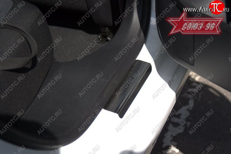 2 474 р. Накладки на внутренние пороги Souz-96  Peugeot 408 (2010-2017)  дорестайлинг  с доставкой в г. Чебоксары