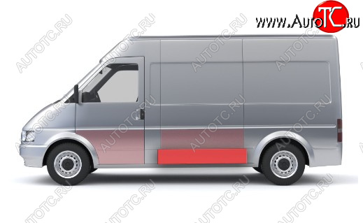 1 489 р. Левая средняя нижняя боковая панель (ремонтная) Wisentbull Peugeot Boxer 244 (2002-2006)  с доставкой в г. Чебоксары