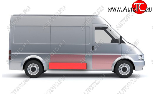 1 489 р. Правая средняя нижняя боковая панель (ремонтная) Wisentbull Peugeot Boxer 244 (2002-2006)  с доставкой в г. Чебоксары