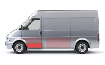 1 189 р. Панель левой двери нижняя (ремонтная) Wisentbull Fiat Ducato 244 (2002-2012)  с доставкой в г. Чебоксары. Увеличить фотографию 2