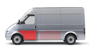 1 189 р. Панель левой двери (ремонтная) Wisentbull Fiat Ducato 244 (2002-2012)  с доставкой в г. Чебоксары. Увеличить фотографию 2