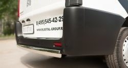 13 999 р. Защита заднего бампера (Ø75x42 мм, нержавейка) Russtal Peugeot Expert G9 минивэн рестайлинг (2012-2017)  с доставкой в г. Чебоксары. Увеличить фотографию 3