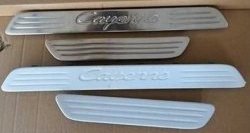 22 699 р. Накладки на порожки автомобиля СТ Porsche Cayenne 958 (2010-2014)  с доставкой в г. Чебоксары. Увеличить фотографию 3