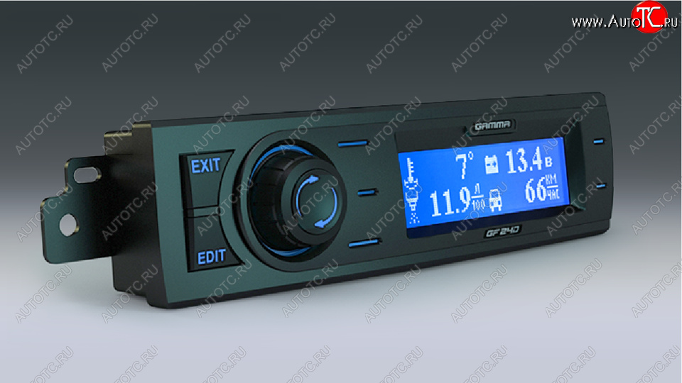 13 449 р. Бортовой компьютер с синей подсветкой Gamma GF 241  Chevrolet Aveo ( T200,  T250,  T300) - Rezzo  с доставкой в г. Чебоксары