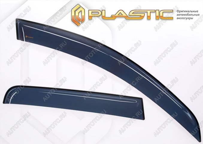 2 199 р. Дефлектора окон CA-Plastic Cadillac Escalade GMT 1XX   (2020-2022) (серия Classic полупрозрачный, Без хром. молдинга)  с доставкой в г. Чебоксары
