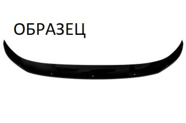 3 479 р. Дефлектор капота SIM Toyota Land Cruiser J300 дорестайлинг (2021-2025) (черный)  с доставкой в г. Чебоксары