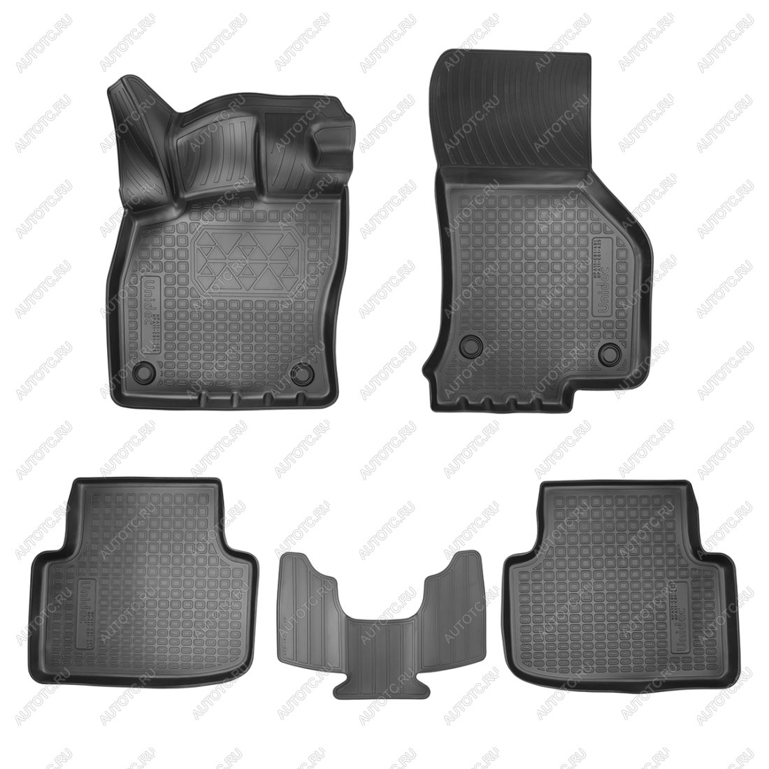 2 549 р. Коврики салонные (вакуумформование) Norplast Unidec Cupra Formentor 1 (2020-2025) (черные)  с доставкой в г. Чебоксары