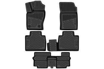 Коврики 3D в салон Element Haval H9 (2024-2025) (черные)