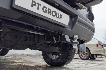 13 299 р. Фаркоп под съемный квадрат Petroil Tuning Tank 700 (2024-2025)  с доставкой в г. Чебоксары. Увеличить фотографию 2