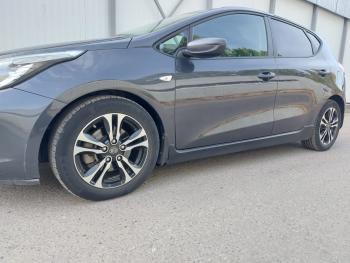 3 289 р. Пластиковые накладки порогов Фанат Тюнинг KIA Ceed 2 JD дорестайлинг универсал (2012-2016) (неокрашенные (глянец под окраску))  с доставкой в г. Чебоксары. Увеличить фотографию 2