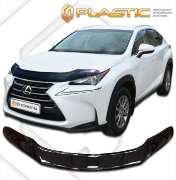 Дефлектор капота (exclusive) CA-Plastic Lexus NX200 Z10 дорестайлинг (2014-2017) (Classic черный)