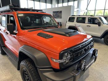 21 599 р. Накладки на капот RALEX  Tank 300 (2020-2025) (черный матовый)  с доставкой в г. Чебоксары. Увеличить фотографию 12