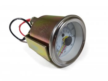4 599 р. Манометр VIAIR 2 160 PSI, 2 контура, с подсветкой, белый Viair 90083  с доставкой в г. Чебоксары. Увеличить фотографию 2