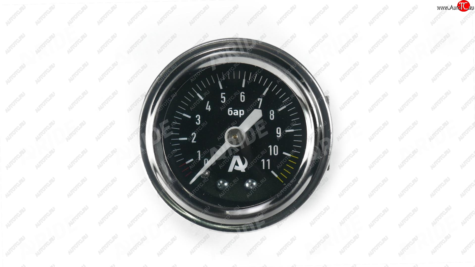 899 р. Манометр ARIDE 41 мм, 1х11 бар (160 PSI), 1.5, черный Арайд м 41 1 11  с доставкой в г. Чебоксары