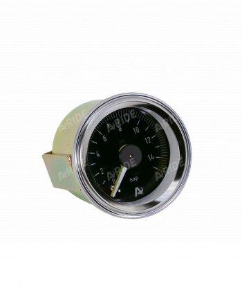 2 699 р. Манометр ARIDE 53 мм, 2х15 бар (220 PSI), 2, черный Арайд м 53 2 15  с доставкой в г. Чебоксары. Увеличить фотографию 3