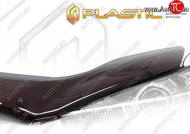 2 159 р. Дефлектор капота CA-Plastic Honda Jade FR4,FR5 дорестайлинг (2015-2018) (classic полупрозрачный, без надписи)  с доставкой в г. Чебоксары