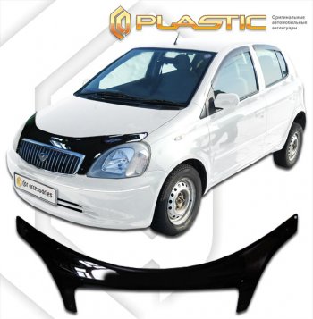 Дефлектор капота (exclusive) CA Plastic Toyota Vitz XP10 хэтчбэк 3 дв. дорестайлинг (1999-2001)