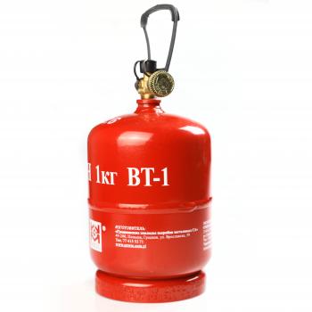 Баллон газовый стальной GZWM LPG BT-1, 2,4 л. Grotkuv (РП) GZWM lpg-bt-1