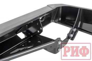 89 129 р. Бампер РИФ силовой задний Toyota Land Cruiser 76 2007+ с квадратом под фаркоп и фонарями РИФ rif076-21150  с доставкой в г. Чебоксары. Увеличить фотографию 8