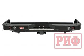 89 129 р. Бампер РИФ силовой задний Toyota Land Cruiser 76 2007+ с квадратом под фаркоп и фонарями РИФ rif076-21150  с доставкой в г. Чебоксары. Увеличить фотографию 4