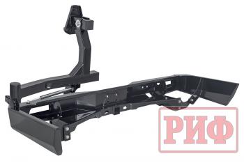 114 109 р. Бампер РИФ силовой задний Toyota Land Cruiser 76 2007+ с квадратом под фаркоп, калиткой и фонарями РИФ rif076-21125  с доставкой в г. Чебоксары. Увеличить фотографию 9