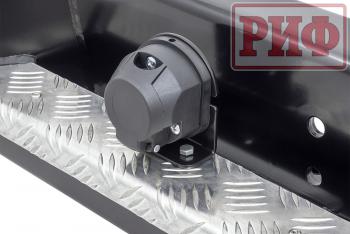 75 709 р. Бампер РИФ силовой задний Toyota Land Cruiser 78 2007+ с квадратом под фаркоп и фонарями РИФ rif078-21150  с доставкой в г. Чебоксары. Увеличить фотографию 6