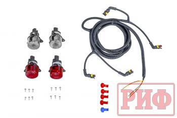 75 709 р. Бампер РИФ силовой задний Toyota Land Cruiser 78 2007+ с квадратом под фаркоп и фонарями РИФ rif078-21150  с доставкой в г. Чебоксары. Увеличить фотографию 16