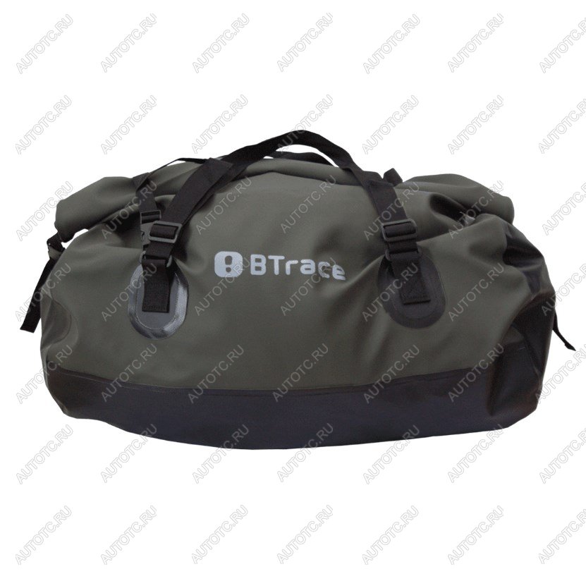 5 179 р. Гермосумка BTrace усиленная ПВХ трикотаж 80л (Оливковыйчерный) BTrace a0333  с доставкой в г. Чебоксары