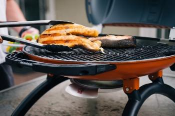 47 899 р. Гриль газовый O-GRILL 700T bicolor черный-кремовый (в комплекте адаптер тип А) O-GRILL 700t-cream  с доставкой в г. Чебоксары. Увеличить фотографию 25