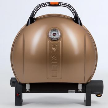 Гриль газовый O-GRILL 900МT bicolor черный-золотистый (в комплекте адаптер тип А) O-GRILL 900mt-gold