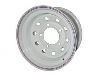 Диск усиленный Ленд Ровер стальной белый 5x165.1 8R15 ET-24 OFF-ROAD Wheels 1580-56525wh-24