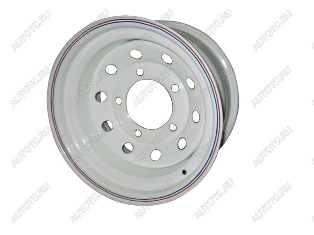 1 699 р. Диск усиленный Ленд Ровер стальной белый 5x165.1 8R15 ET-24 OFF-ROAD Wheels 1580-56525wh-24  с доставкой в г. Чебоксары