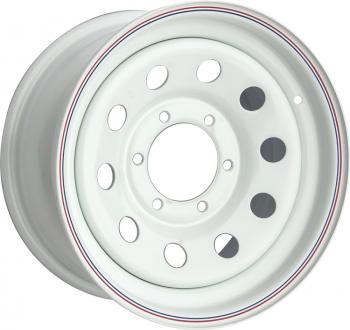 Диск усиленный стальной белый 6x139,7 7xR16 d110 ET+30 OFF-ROAD Wheels 1670-63910wh-30