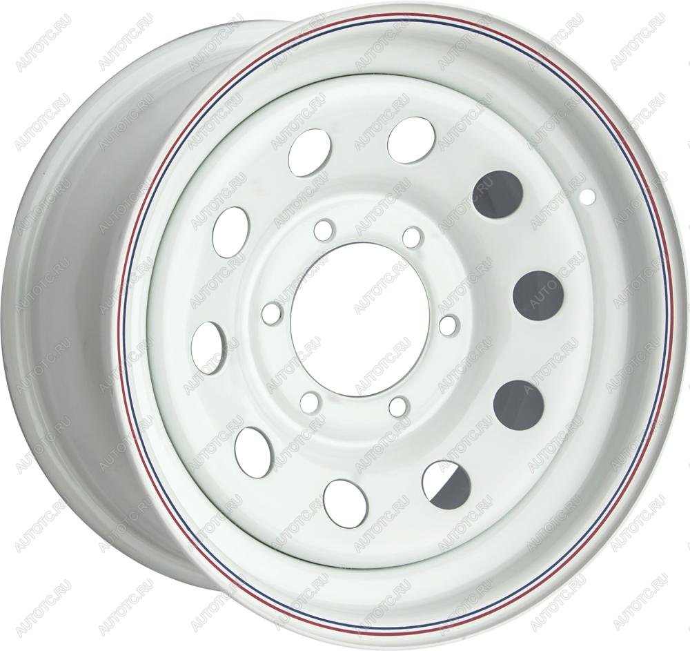 6 279 р. Диск усиленный стальной белый 6x139,7 7xR16 d110 ET+30 OFF-ROAD Wheels 1670-63910wh-30  с доставкой в г. Чебоксары