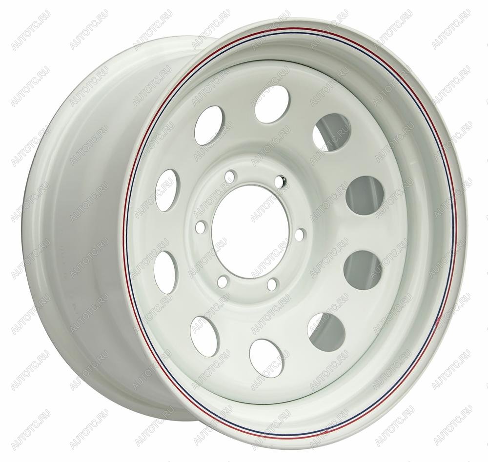 6 629 р. Диск усиленный стальной белый 6x139,7 8xR16 d110 ET+10 OFF-ROAD Wheels 1680-63910wh-10  с доставкой в г. Чебоксары