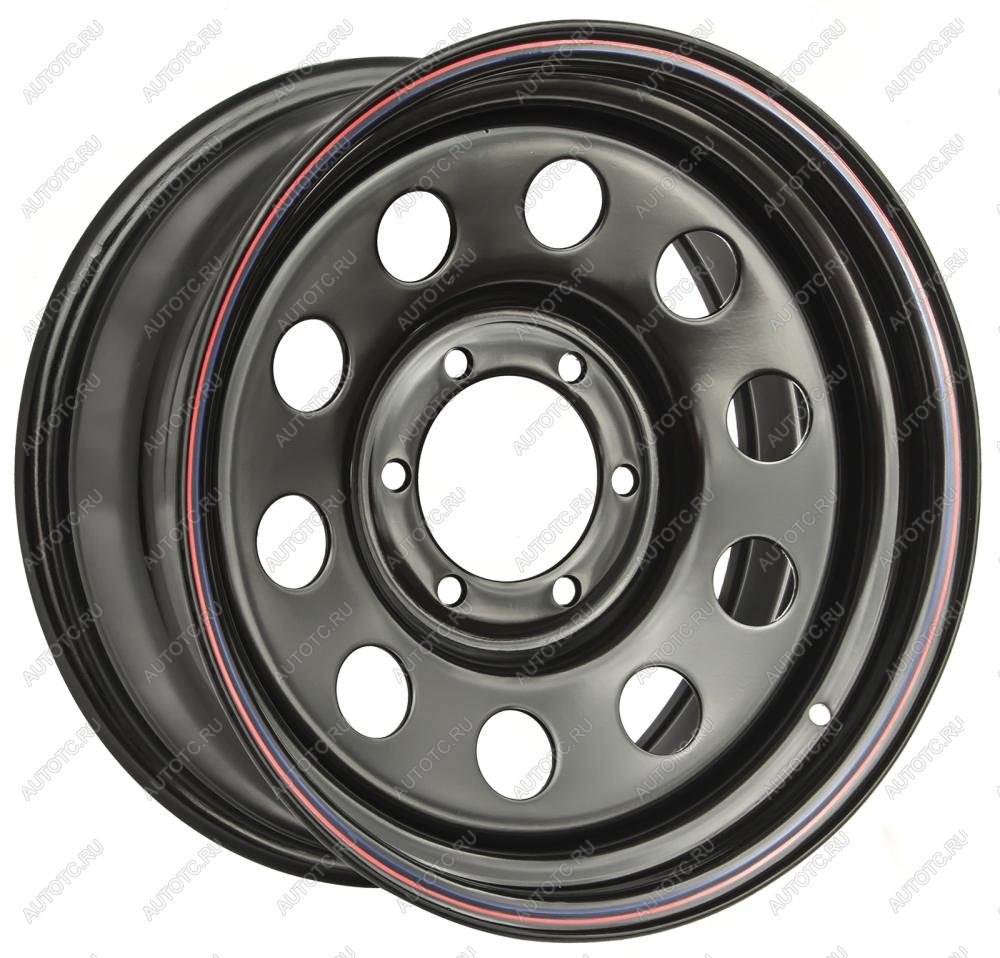 6 299 р. Диск усиленный стальной черный 6x139,7 8xR16 d110 ET+10 OFF-ROAD Wheels 1680-63910bl-10  с доставкой в г. Чебоксары