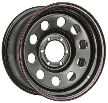 Диск усиленный стальной черный 6x139,7 8xR16 d110 ET+30 OFF-ROAD Wheels 1680-63910bl-30