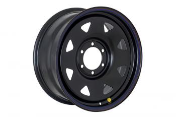 Диск стальной усиленный черный 6x139,7 8xR18 d110 ET+30 (треуг.) OFF-ROAD Wheels 1880-63910bl-30a17