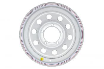 5 699 р. Диск усиленный УАЗ стальной белый 5x139,7 7xR15 d110 ET+25 OFF-ROAD Wheels 1570-53910wh-25  с доставкой в г. Чебоксары. Увеличить фотографию 2