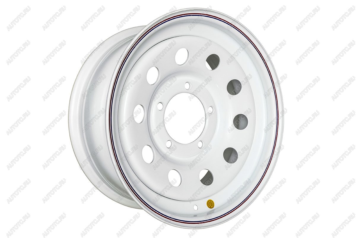 6 279 р. Диск усиленный УАЗ стальной белый 5x139,7 7xR16 d110 ET+30 OFF-ROAD Wheels 1670-53910wh-30  с доставкой в г. Чебоксары