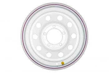 6 279 р. Диск усиленный УАЗ стальной белый 5x139,7 7xR16 d110 ET+30 OFF-ROAD Wheels 1670-53910wh-30  с доставкой в г. Чебоксары. Увеличить фотографию 2