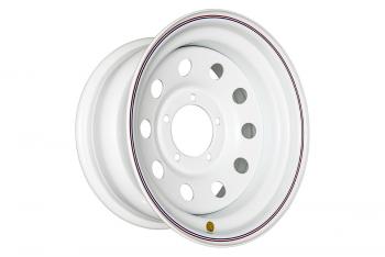Диск усиленный УАЗ стальной белый 5x139,7 8xR16 d110 ET+15 OFF-ROAD Wheels 1680-53910wh-15