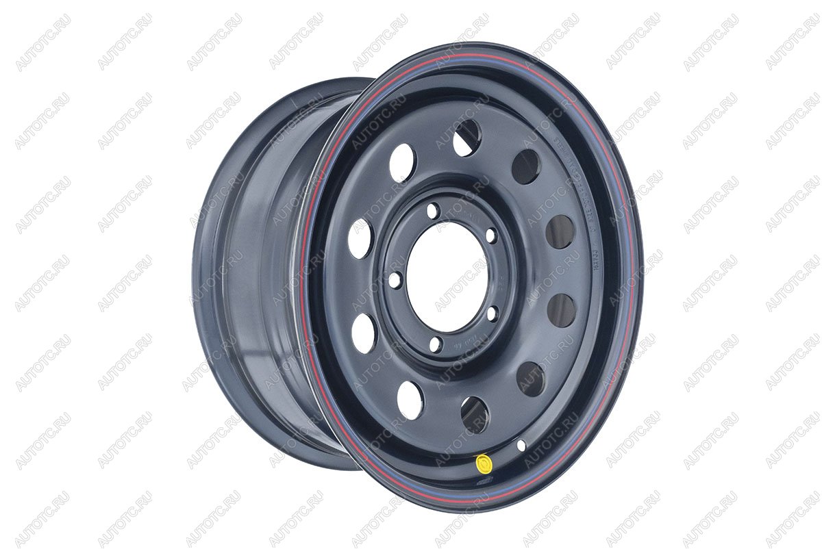 6 279 р. Диск усиленный УАЗ стальной черный 5x139,7 7xR16 d110 ET+25 OFF-ROAD Wheels 1670-53910bl-25x  с доставкой в г. Чебоксары