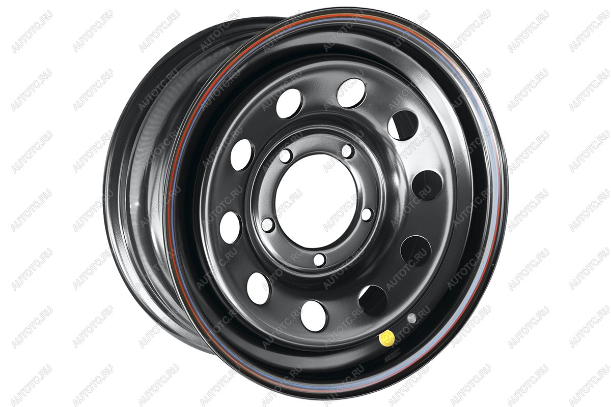 6 279 р. Диск усиленный УАЗ стальной черный 5x139,7 7xR16 d110 ET+30 OFF-ROAD Wheels 1670-53910bl-30  с доставкой в г. Чебоксары