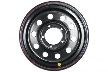 6 279 р. Диск усиленный УАЗ стальной черный 5x139,7 7xR16 d110 ET+30 OFF-ROAD Wheels 1670-53910bl-30  с доставкой в г. Чебоксары. Увеличить фотографию 2