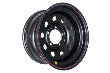 Диск усиленный УАЗ стальной черный 5x139,7 8xR16 d110 ET-25 OFF-ROAD Wheels 1680-53910bl-25