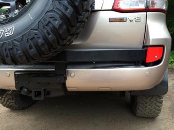 93 329 р. Калитка РИФ с фаркопом в штатный бампер Toyota Land Cruiser 200 2008-2015 под нештатное колесо, с подсветкой номера РИФ rif200-80000  с доставкой в г. Чебоксары. Увеличить фотографию 7