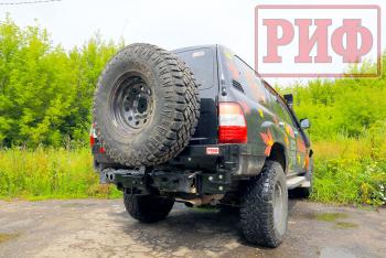 72 509 р. Калитка РИФ с фаркопом в штатный задний бампер Toyota Land Cruiser 105 РИФ rif105-80004  с доставкой в г. Чебоксары. Увеличить фотографию 2