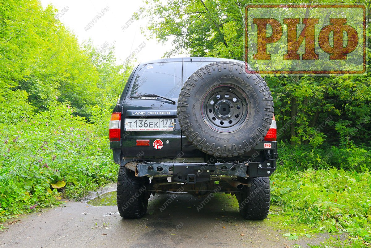 72 509 р. Калитка РИФ с фаркопом в штатный задний бампер Toyota Land Cruiser 105 РИФ rif105-80004  с доставкой в г. Чебоксары